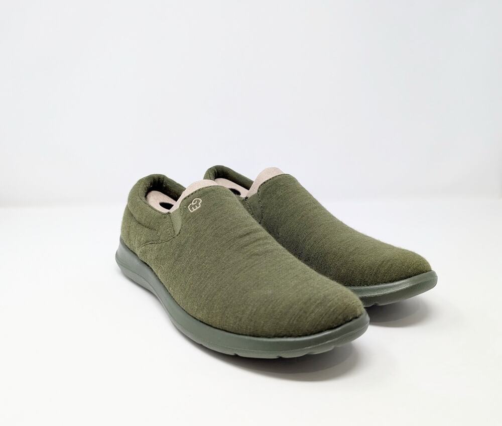 Merinos Shoes Green Wool Upper Slip On Comfort Women's Size 10